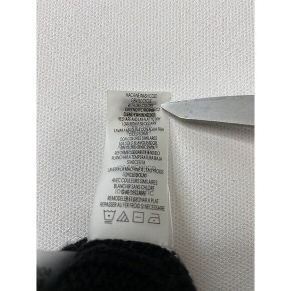 Calvin Klein Cable Knit Sweater‎ Women's 2X Black Plus Size V-Neck Soft NEW - Picture 6 of 7